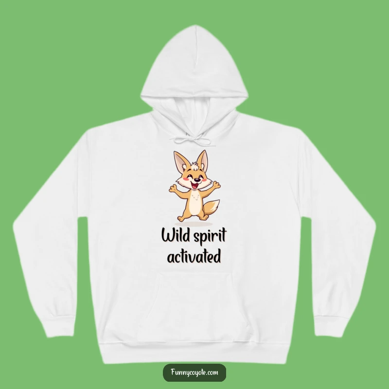 Funny Kawaii Coyote Hop Hoodie: Cozy & Comical Pullover, Ultimate Funny Gift